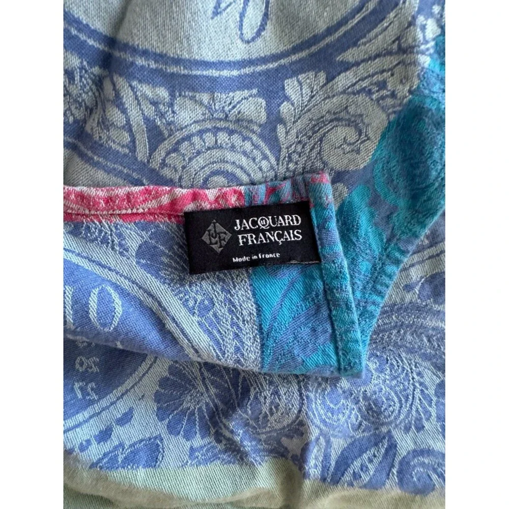 Le Jacquard Francais-French Dog & Cat Motif 2021  Calendar  Towel Linen Cotton
